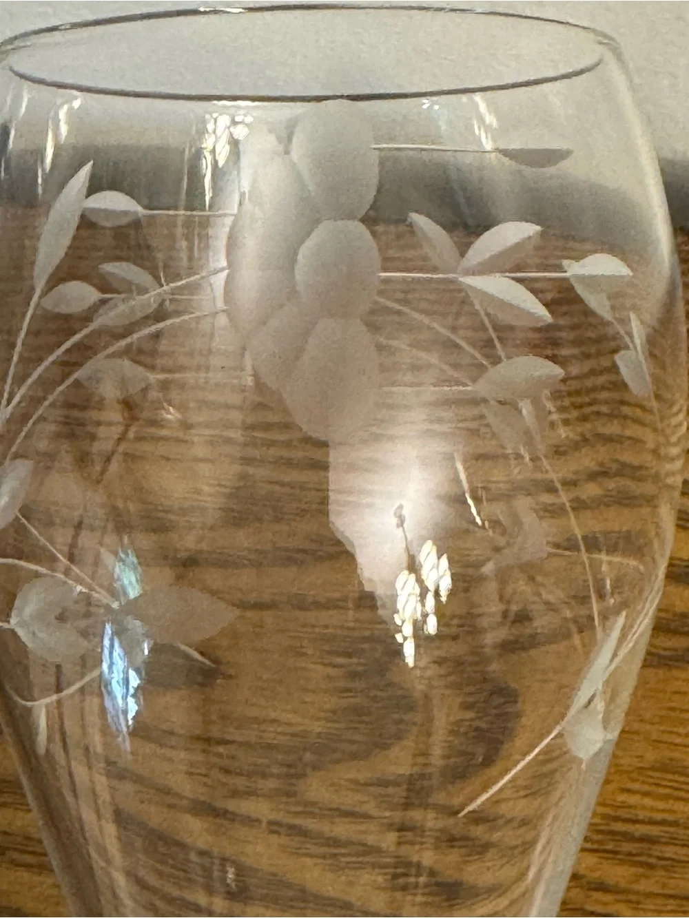 4 vintage Princess House crystal Champagne glasses in the classic 